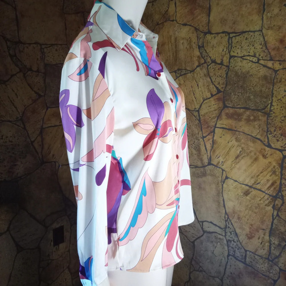 Rachel Zoe Multicolor Abstract Blouse - Picture 3 of 4